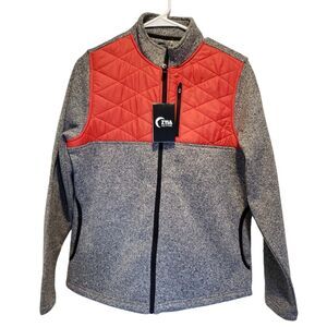 NWT Zyia Active Red Quilted Ash Cabin Jacket - Womens Large with tags